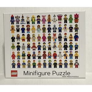 Lego Minifigure Jigsaw Puzzle 1000 Pieces Ages 9+ Finished Size 20X25 NOB